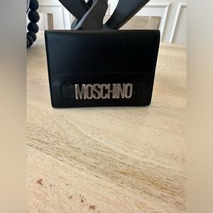 Moschino passport holder- Black